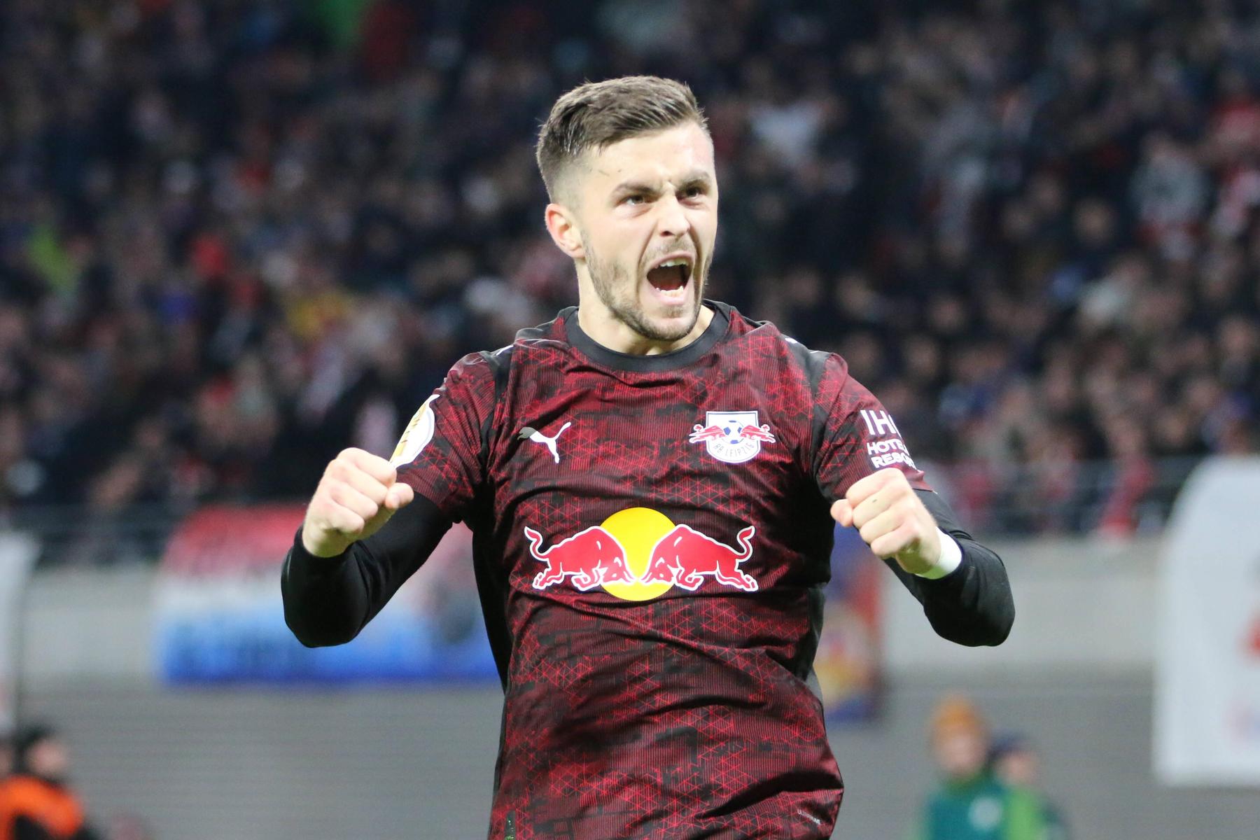 Baumgartner schießt Leipzig ins Pokal Viertelfinale, Dortmund draußen