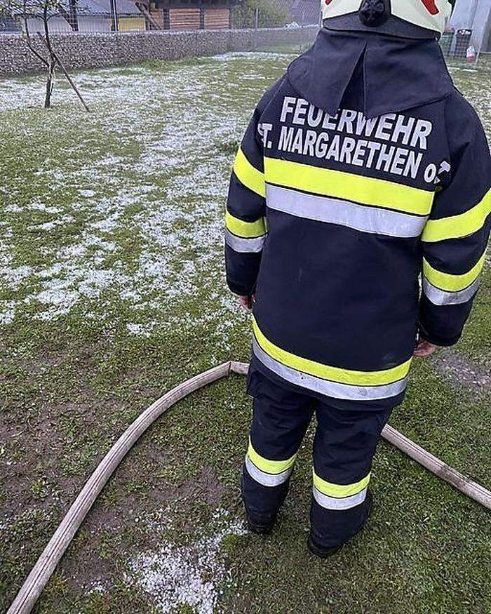 Feuerwehr im Unwettereinsatz