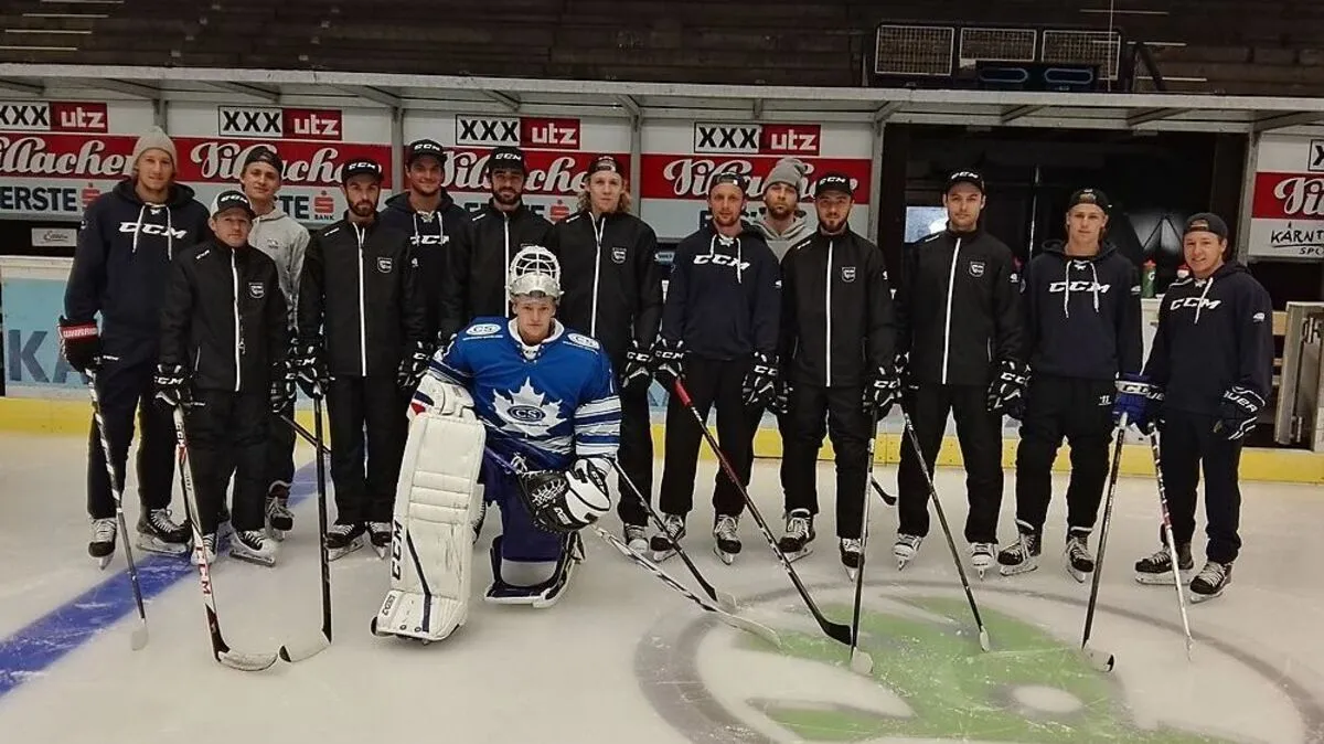 Villachs Eishackler und rot-weiß-rote Top-Keeper trainieren den Nachwuchs