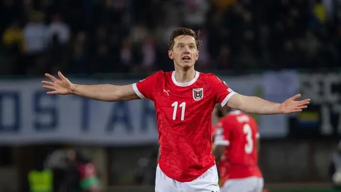 Michael Gregoritsch führt das ÖFB-Team erstmals als Kapitän auf das Feld