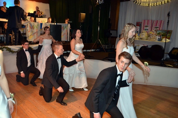 Eröffnet wurde die Ballnacht mit einer wunderschönen Polonaise der Musikerjugend.