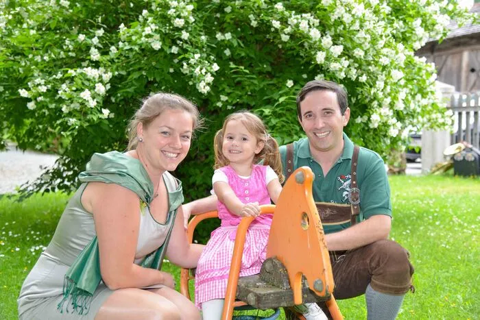 Aus Brasilia kam Herbert Zlöbls Tochter Isabella mit Tochter Valentina und Ehemann Gerardo angereist.