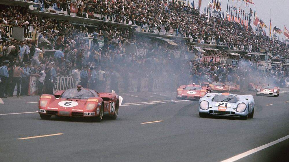 Le Mans in den 70er-Jahren. Ferrari gegen Porsche