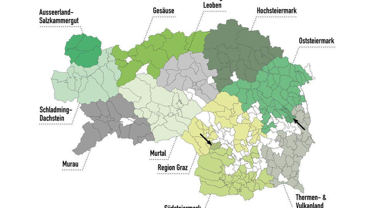 Die zukünftige touristische Landkarte der Steiermark