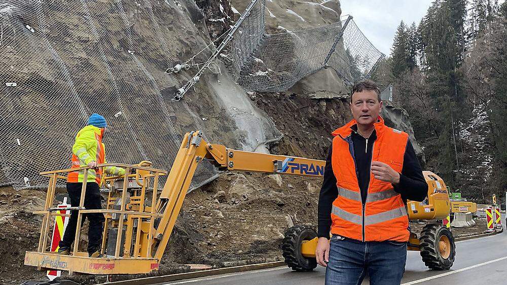 Werner Thaler wird als Techniker des Landes Kärnten das Projekt Ertlwand auch in den kommenden Monaten leiten