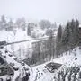 Cortina begrüßte Olympia mit Winterwetter 