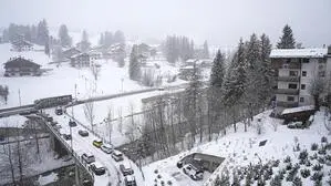 Cortina begrüßte Olympia mit Winterwetter 