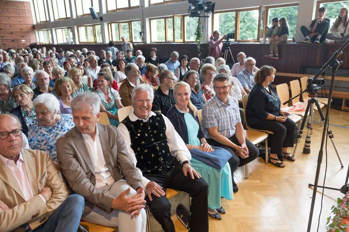 Musikalische Gäste waren "5er-Gspan" und das "KlangQuadrat".