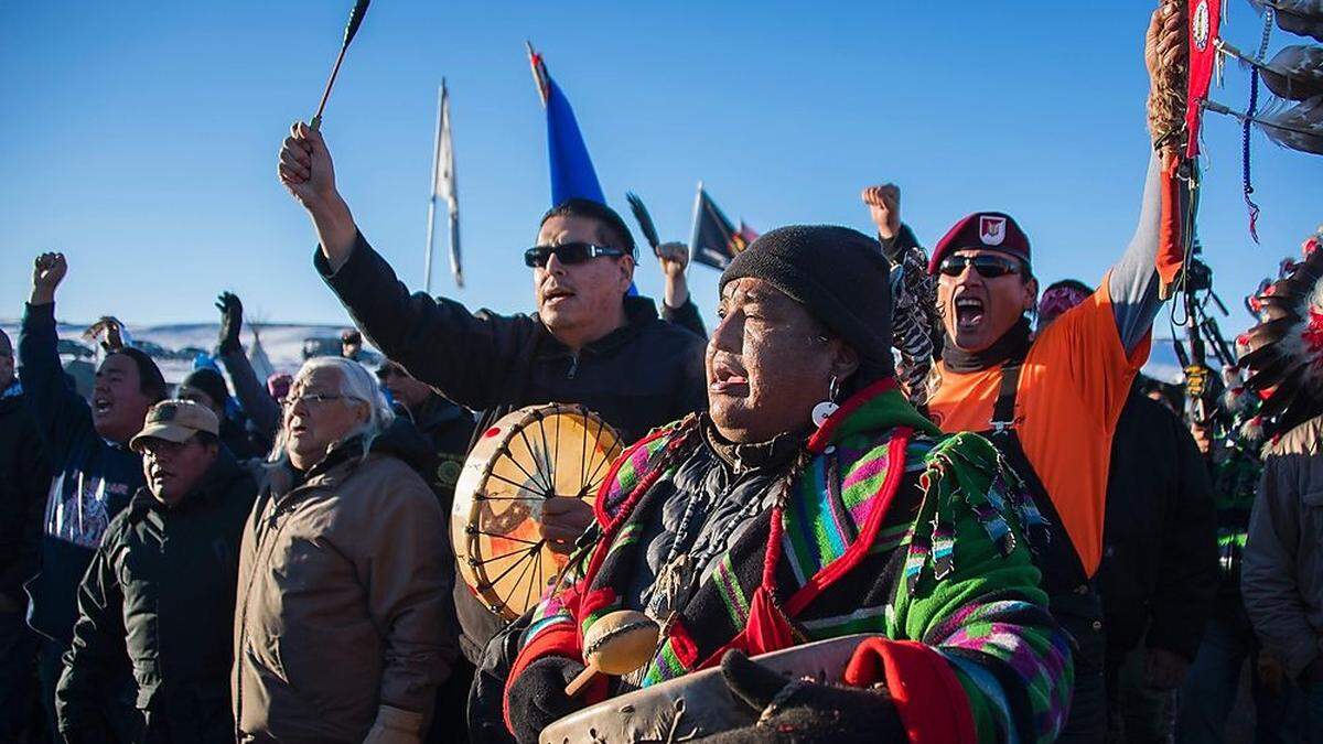 Dem Protest hatten sich ungewöhnlich viele Indianerstämme angeschlossen