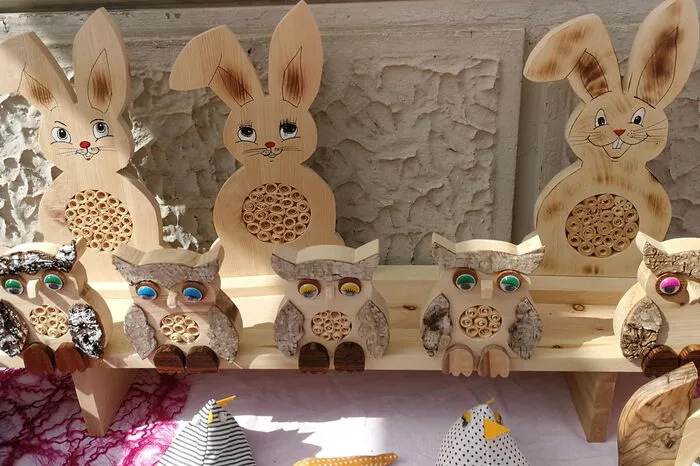Es gab Kunsthandwerk, Kulinarisches, Osterdekoration und mehr.