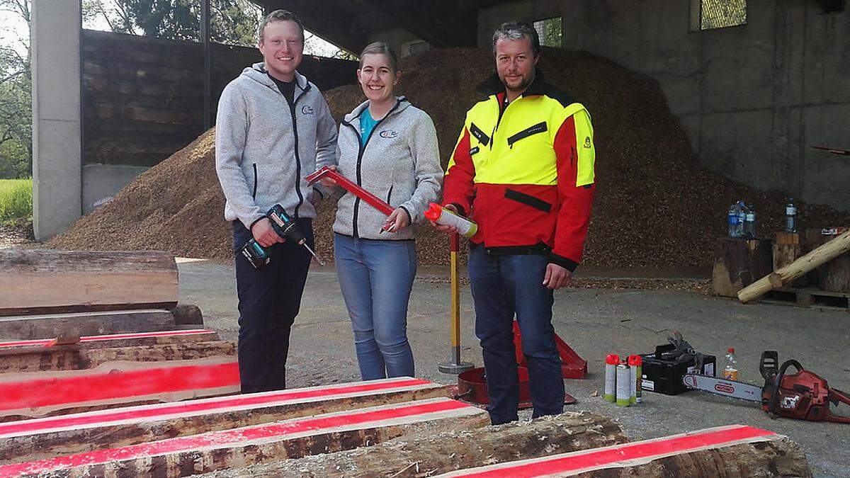 Die heutigen Gastgeber:  Matthias Täubl, Daniela Hofbauer und Erwin Pusterhofer (v. l.)