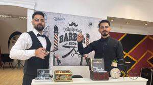 Firas Mouselli und Tahsin Demirbas eröffneten ihren neuen Friseur- und Barbershop in Weiz