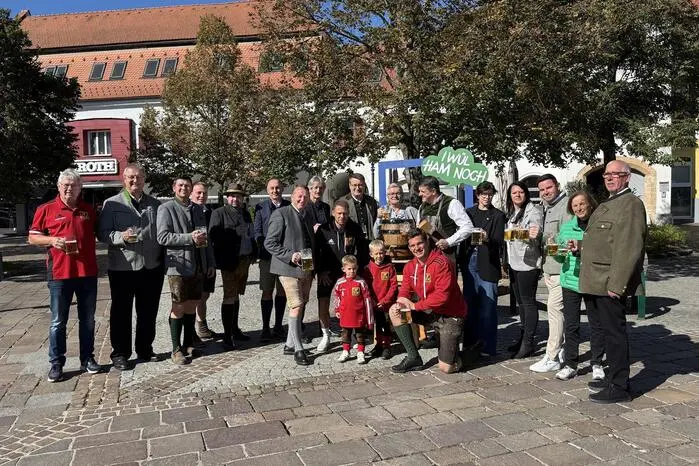 Der FSK-Fürstenfeld lud zu seinem zünftigen Bockbieranstich auf den Fürstenfelder Hauptplatz.
