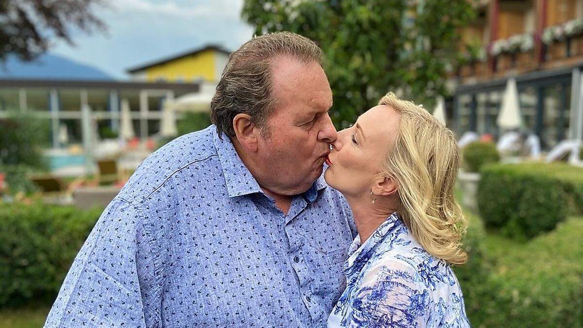 Ottfried Fischer und seine Frau Simone in Bad Kleinkirchheim