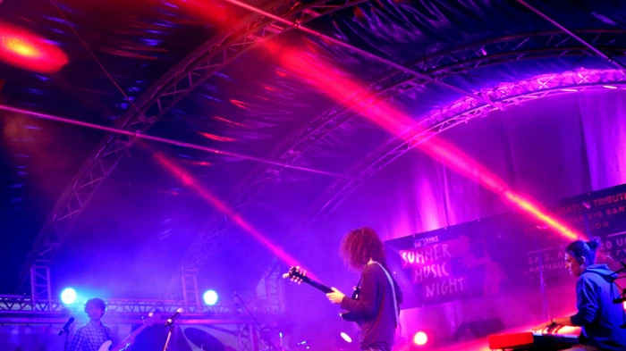 Mit dabei war die Wolfsberger Band „Kernfusion“, die bekannte Cover-Vesionen aus den Richtungen Blues, Rock und Soul spielte.