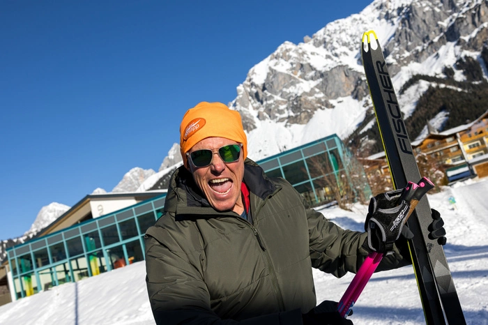 Philipp Jelinek, „ORF-Vorturner der Nation“, war auch in der Ramsau