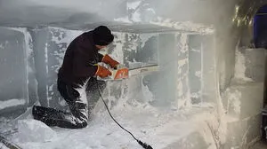 Arbeiten im Eispalast (Archivfoto)