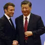 Chinas Staatschef Xi Jinping und Frankreichs Präsident Emmanuel Macron