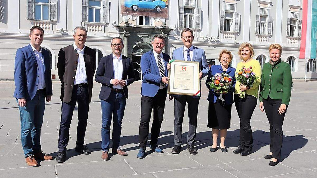 Die Landeshauptstadt sprach Tono Hönigmann die höchste Anerkennung aus