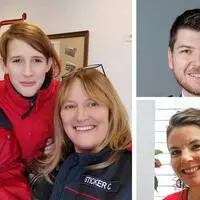 Stille Helden: Claudia Sticker (Feuerwehr), Markus Monsberger (Rotes Kreuz), Judith Oberzaucher (Caritas)