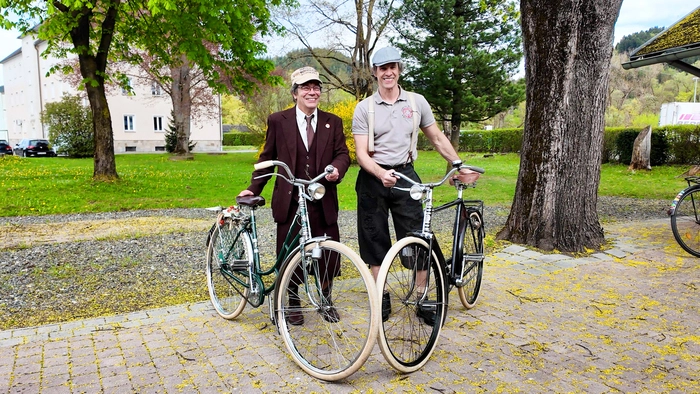 Vereins-Obmann Gernot Marcher mit seinem Stellvertreter Heinz Karner