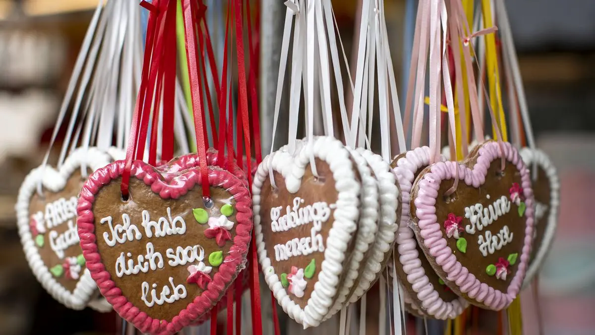 Lebkuchenherzen dürfen am Kirchtag natürlich nicht fehlen