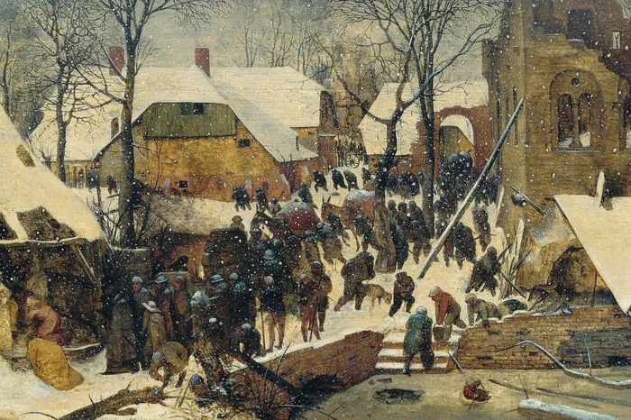 "Die Anbetung der Könige im Schnee", 1563. Bundesamt für Kultur, Sammlung Oskar Reinhart "Am Römerholz", Winterthur