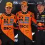 Dreikampf um den Titel: Lando Norris, Oscar Piastri und Max Verstappen
