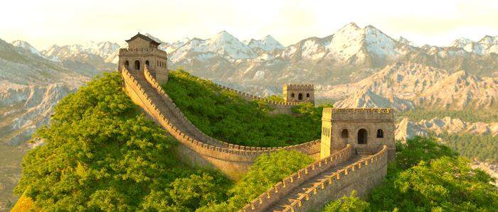 Ein Besuch der Großen Mauer bei Mutianyu zählt zu den Höhepunkten dieser China-Reise
