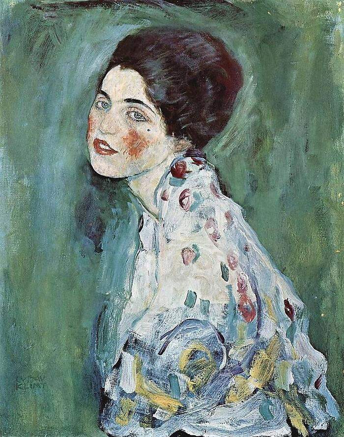 "Bildnis einer Frau" von Gustav Klimt