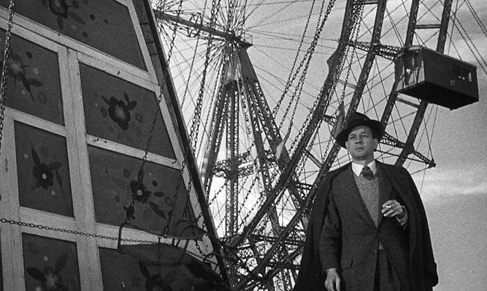Legendär: Joseph Cotton und das Riesenrad in "Der dritte Mann" 