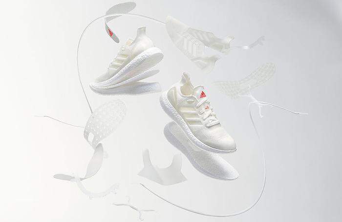 Adidas hat einen Schuh im Programm, der aus recyceltem Plastikmüll besteht