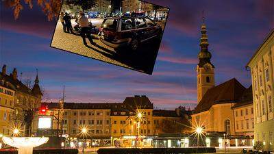 Der Heiligengeistplatz in Klagenfurt ist Treffpunkt Jugendlicher und Ort von Polizeieinsätzen