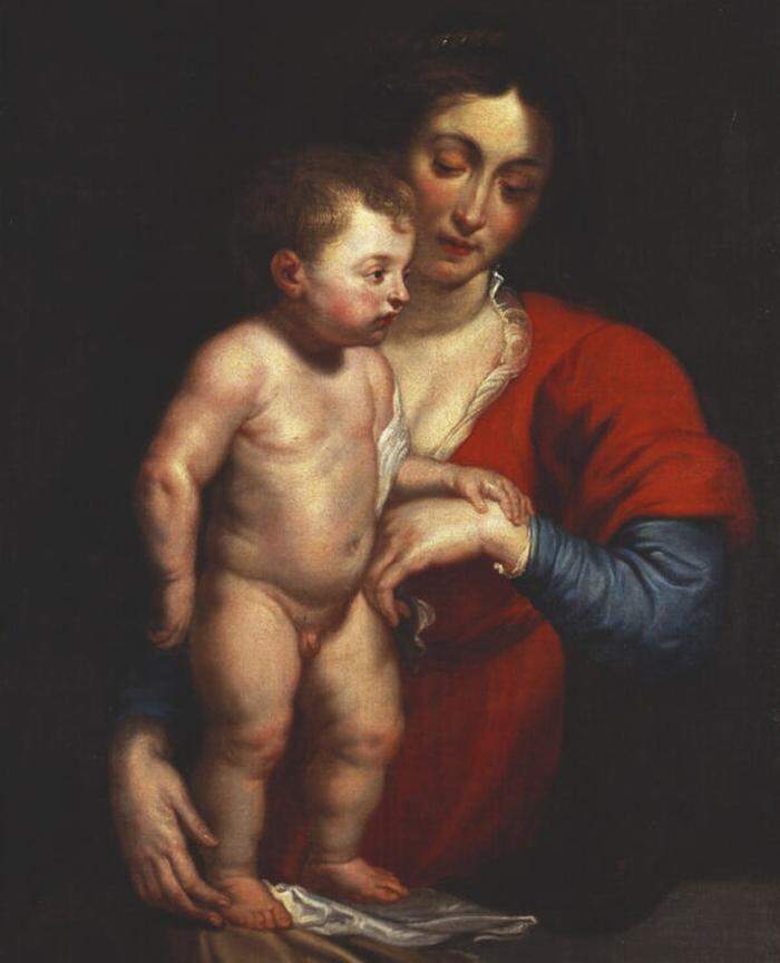 Madonna mit Kind von Peter Paul Rubens, Leihgabe aus einer privaten Schweizer Sammlung, war früher in Besitz von Henry Ford