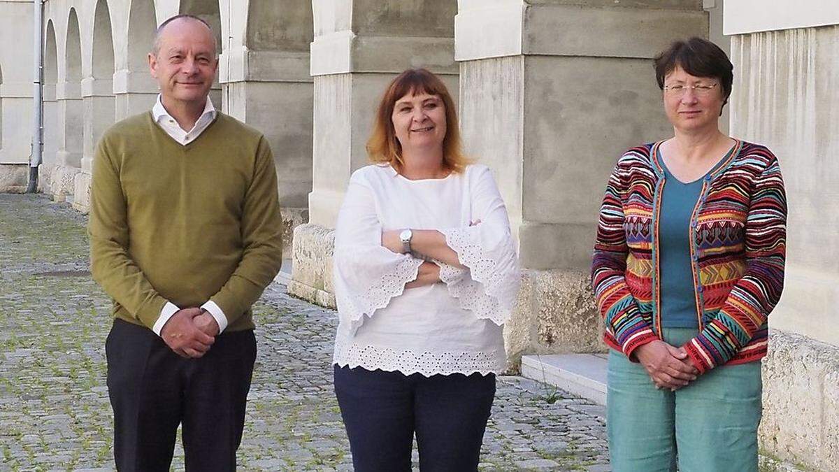 Werner Murgg, Renate Pacher und Claudia Klimt-Weithaler (Foto aus 2020)