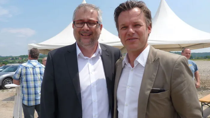 Gernot Thürschweller und Rudolf Reicher sind für die Vermarktung zuständig.