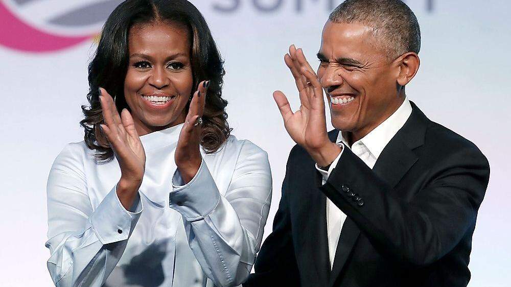 Barack Obama und die ehemalige First Lady Michelle Obama 