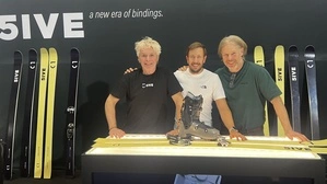 Drei der vier Köpfe hinter der innovativen Skitourenbindung aus Osttirol: Hans Dröge, Lukas Jungmann und Markus Steinke