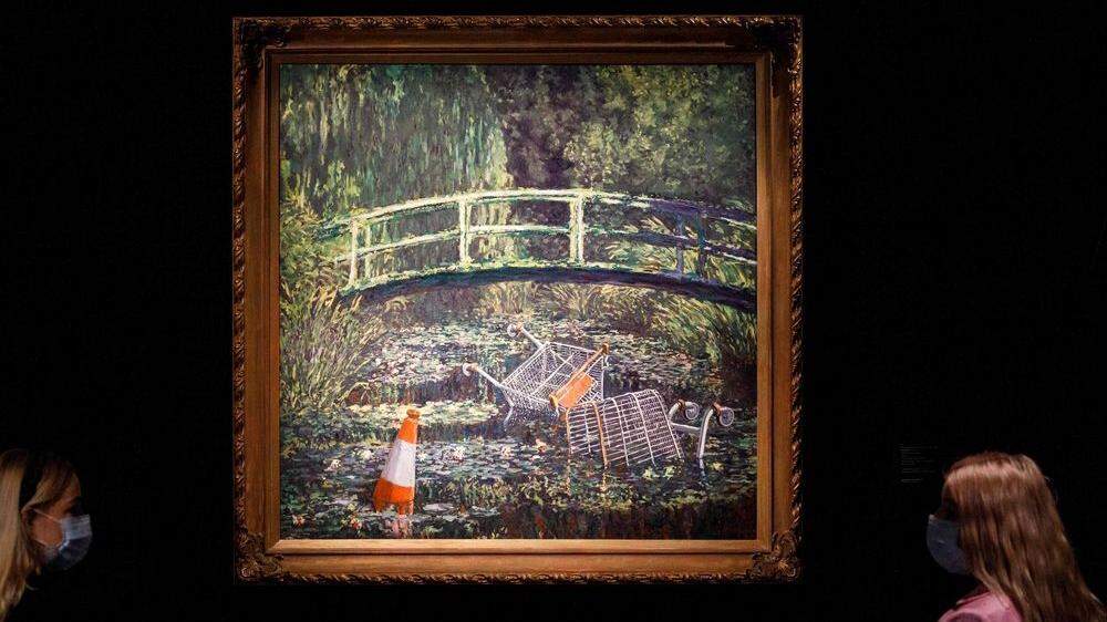 Erzielte den zweithöchsten Preis bei einer Banksy-Auktion: Gemälde nach Monet