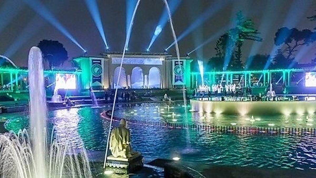 Die berühmten Wasserspiele von Lima