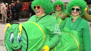 Die Fröhlichkeit der Damen übertrug sich