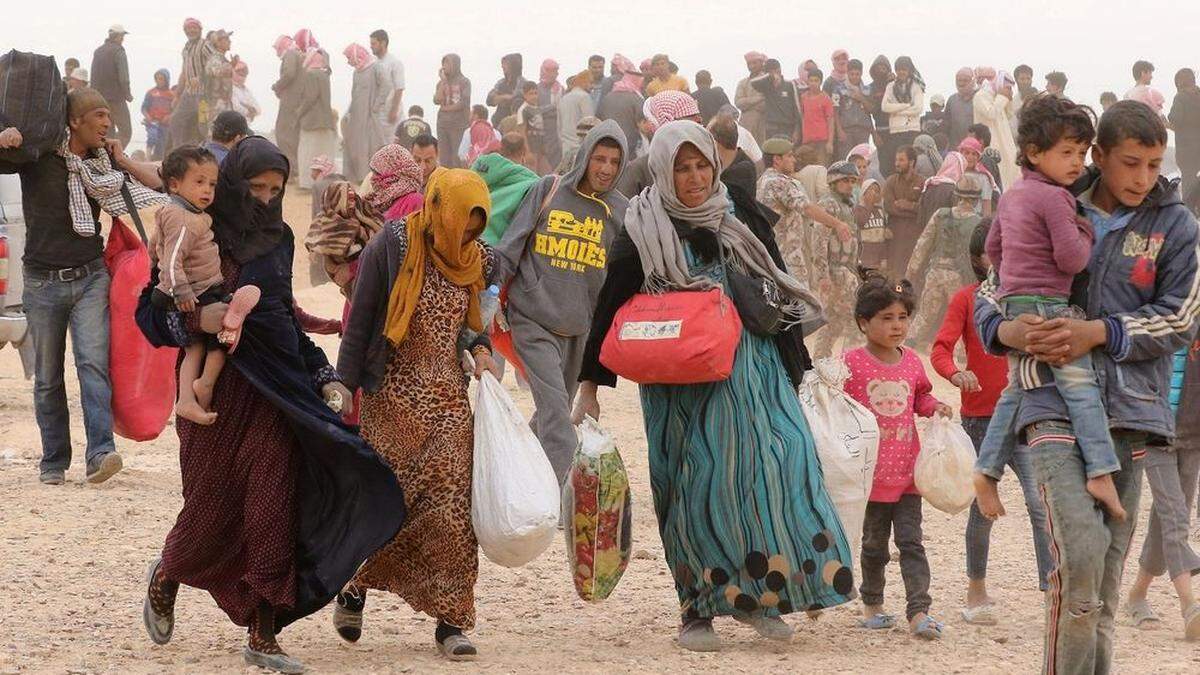 Die mittlerweile geschlossene Grenzstation Rukban 