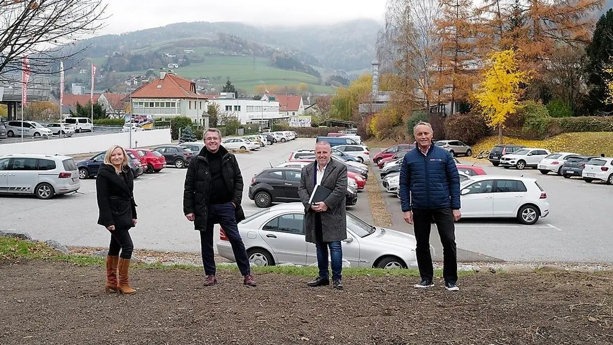 In Bruck an der Mur entsteht ein neuer Wirtschaftspark, für bestehende Parkplätze wurde eine Lösung gefunden