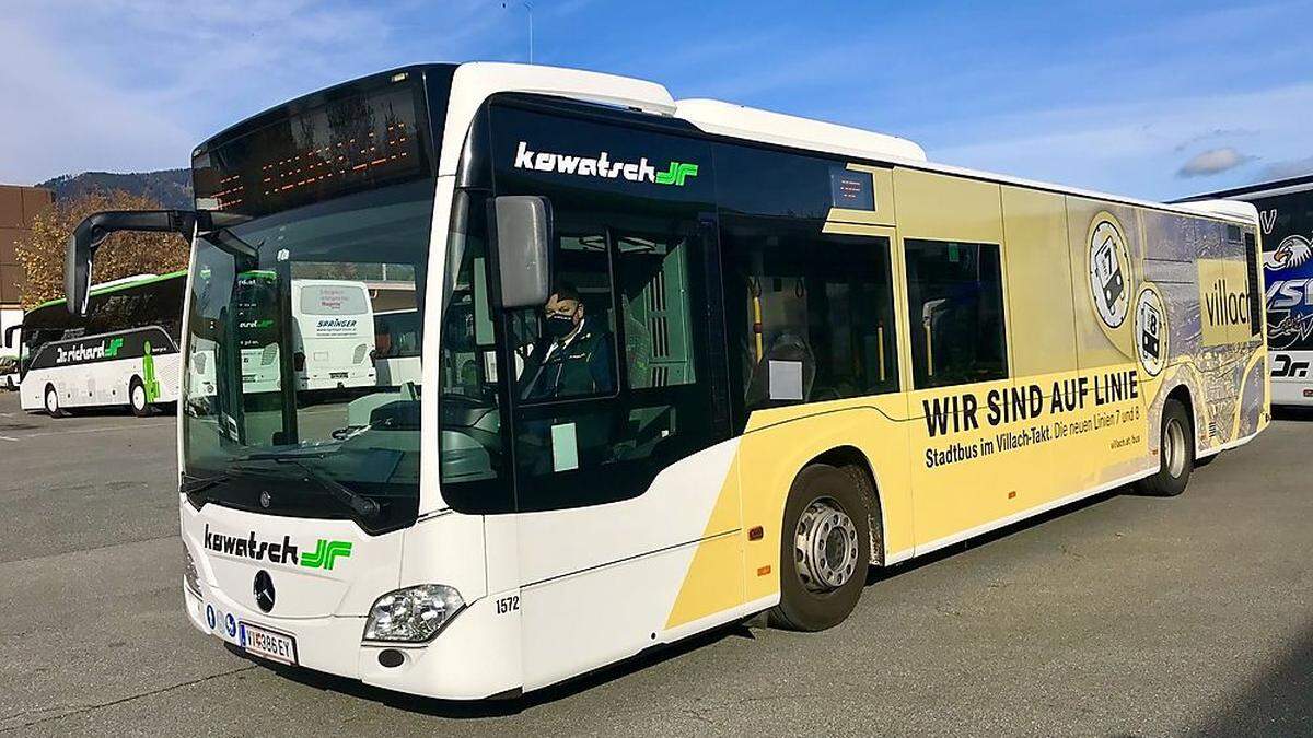 Ab 9. November wird auch dieser Bus auf den Linien des neuen Taktverkehrs unterwegs sein