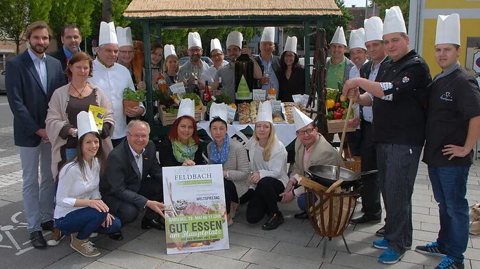 Direktvermarkter und 17 Feldbacher Wirte werden die Gäste beim Kulinarikfest am Samstag mit zahlreichen Köstlichkeiten verwöhnen