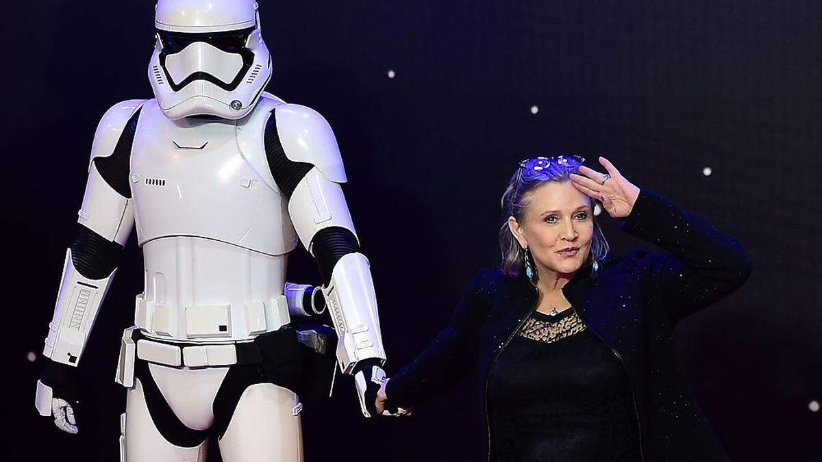 Im nächsten Star-Wars-Film dabei: Carrie Fisher, die kürzlich starb 