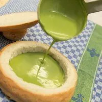Knusprig: essbare Suppenschüssel