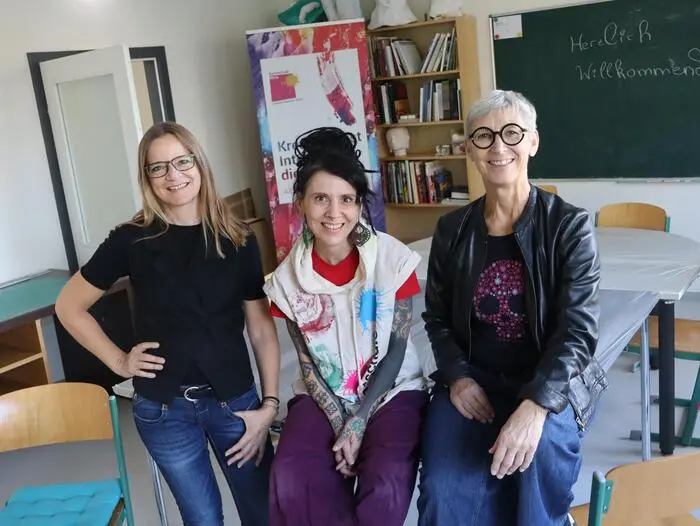 Anita Buchgraber, Tanja Feichtinger und Gudrun Eggenreich