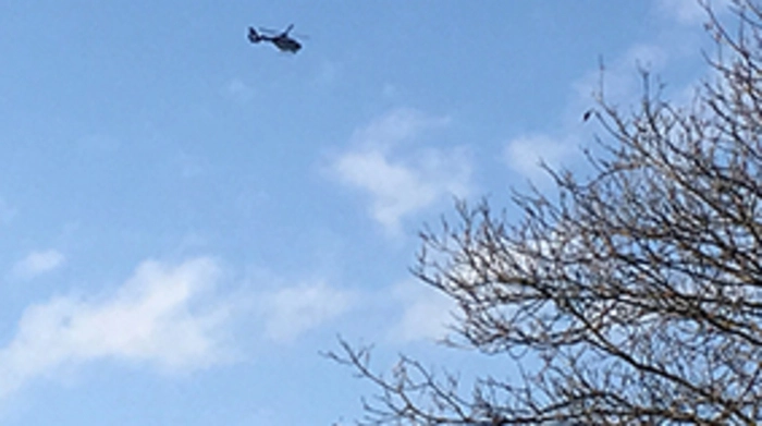 Am Sonntag kreiste über einem Gebiet östlich von Stiwoll (Meierhof, Gemeinde Gratwein-Straßengel) der Polizeihubschrauber.