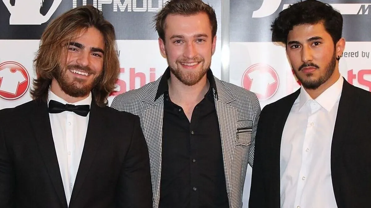 Die ersten 3: Arlind Hani (2.Platz), Sieger Kevin Rössler, Ergün Demir (3.Platz)